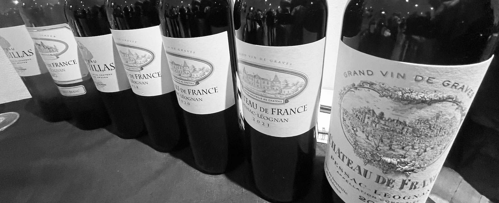 Tasting Château de France wines chez Dame Augustine, Paris
